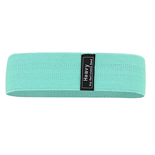 Dilwe Resistance Band Set for Hip Training, 3-Level Fabric Loops (Mint — view 3