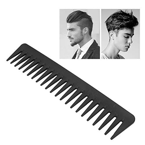 NDiyueAa Carbon Fiber Hair Styling Comb for All Hair Types, Anti-Static, High Temperature Resistant, Wide Tooth Design for Detangling, Travel Size — view 6