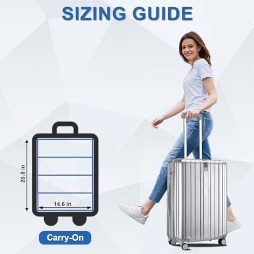 Olosar Suitcase Organizer, Travel Luggage Organizer Portable Hanging Travel Shelves Collapsible Hanging Packing Cubes for Carry on Suitcase, Navy blue-M, M, Modern — view 6