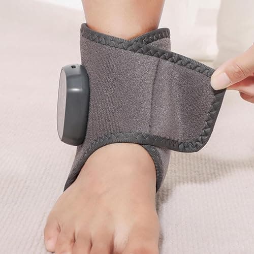 Ankle Heating Pad - Electric Cordless Rechargeable Wrap, Soothing Heat Remedy, Adjustable Compression Support for Men Women Seniors Home Travel, Foot Warmer, 8.66x6.69 Inches — view 4