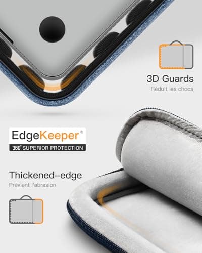 Inateck 13 Inch Laptop Sleeve 360° Protective Case with Handle — view 2