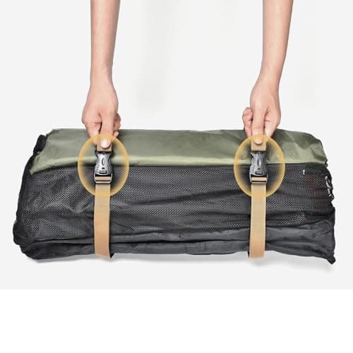 QUILSTM Robust Nylon Bed Roll Sleeping Bag Suitcase Camping Straps Ensuring — view 3