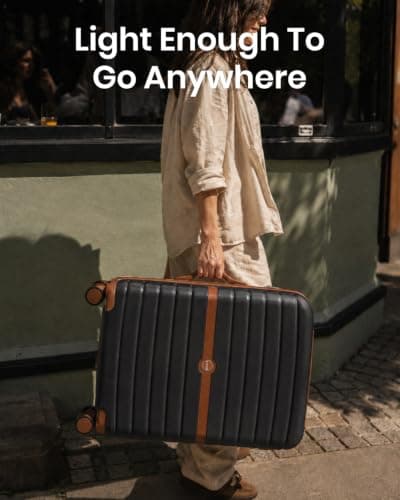 Kono Cabin Hard Shell Suitcase, Lightweight ABS+PC Carry On Hand Luggage — view 5