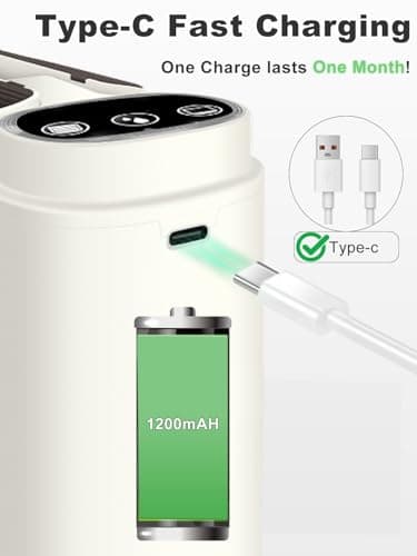 KaiPine Foldable water bottle pump, Automatic water dispenser with Tap, 3 Dispensing Modes, Portable USB Rechargeable water pump for Home, Office & Ca — view 3