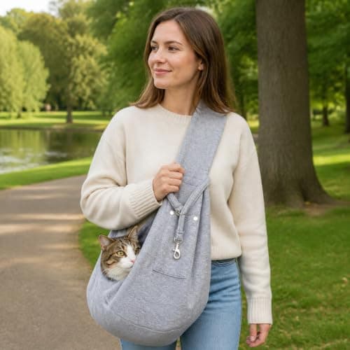 Puppy Carrier Backpack, Hands-Free Pet Travel Bag — view 4