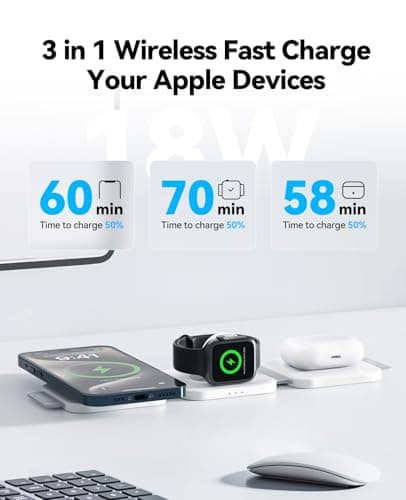 3 in 1 Wireless Charging Station for Apple Device for MagSafe Charger Stand — view 2