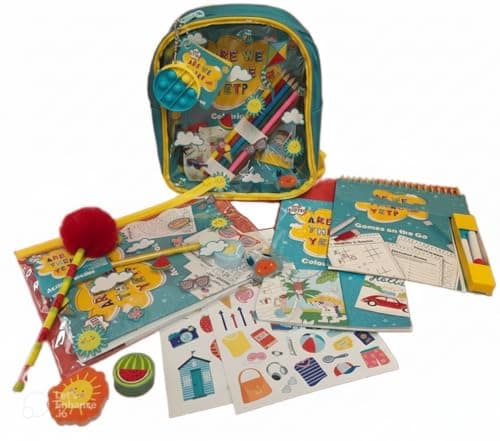 Kids Travel Activity Backpack Set, Ages 3+