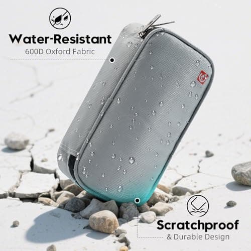 ALLCAMP Small Insulin Cooler Bag for Travel Light Gray — view 3