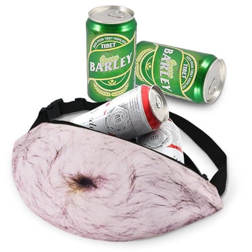 Secret Santa Gifts for Men,Belly-Shape Waist Bag,Funny Gifts for Men Him