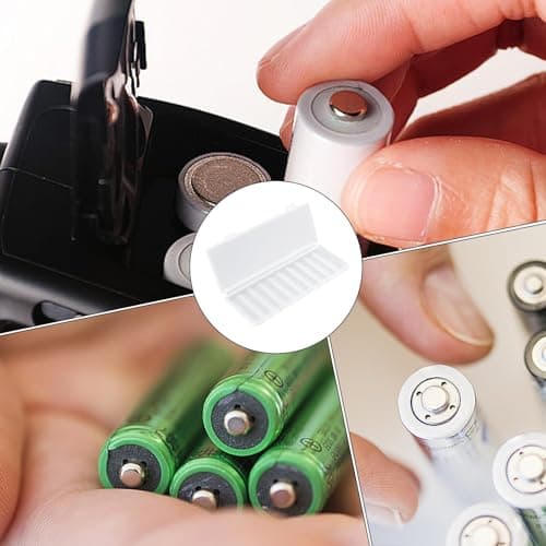 AA Battery Storage Box Space-Saving Compact Protective Stackable Portable — view 5