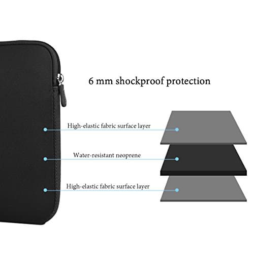 Aucase Laptop Case Sleeve 13.3 14 Inch, Thickest Lightest Water Resistant Neoprene Protective Laptop Bag for Men and Women, Compatible with MacBook 15.3''/ Air 15'' M3 M2, Chromebook — view 3