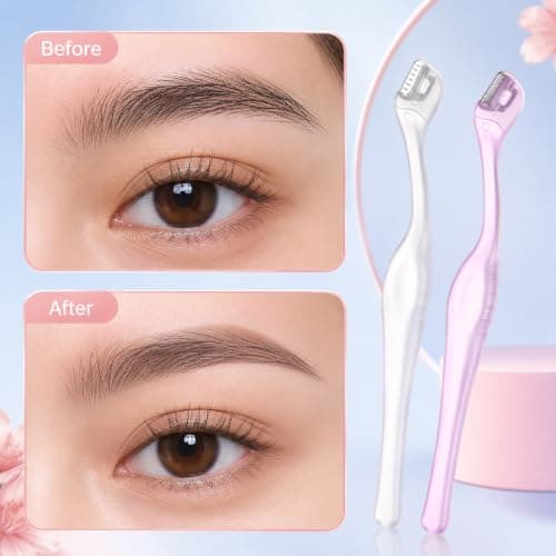 6 Pcs Eyebrow Razor, Small Face Razors Trimmer for Women — view 4