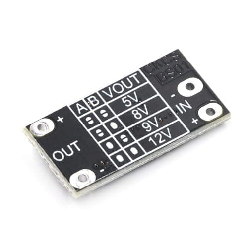 Zodazoqa 10pcs Mini Boost Module DC-DC 3.7V to 5-12V Step Up Board Power Converter with LED Indicator — view 3
