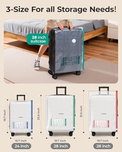 BAGSMART Travel Vacuum Bags 15 Pack with Wireless Pump Airtight Space Saver — view 6