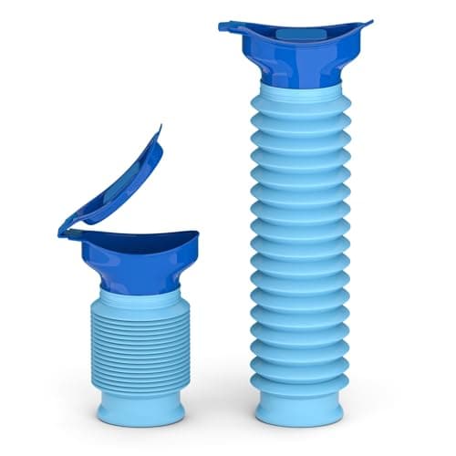 Pee Bottles for Men, Adjustable Emergency Urinal, Portable Toilet 750ML