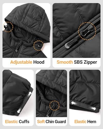 33,000ft Women's Packable Puffer Jacket Water Repellent Insulted Jacket — view 6