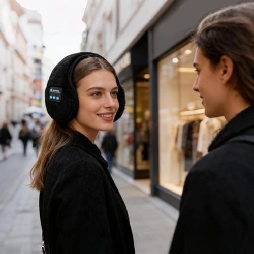 Wireless Ear Warmers Warm Adjustable Wireless Unisex Headphones — view 2