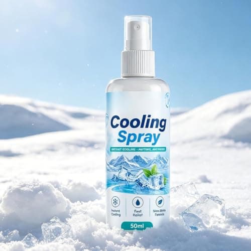 Cooling Spray for Hot Weather Portable Long-Lasting Lightweight Refreshing — view 3