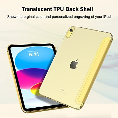 TiMOVO Case for iPad A16 11th Gen 11"/10th Gen 10.9" - Light Yellow — view 4