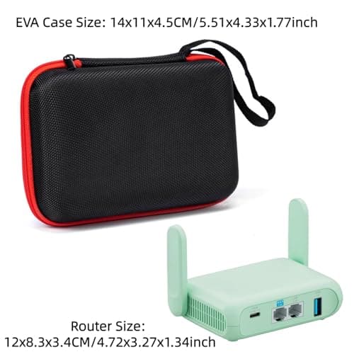 JiangJiangBao EVA Hard Case for GL.iNet GL-MT3600BE (Beryl 7) Travel Router — view 4