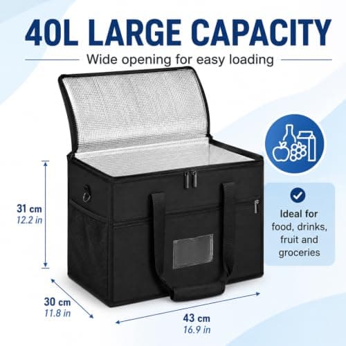 40L Insulated Cooler Bag with Handles — view 6