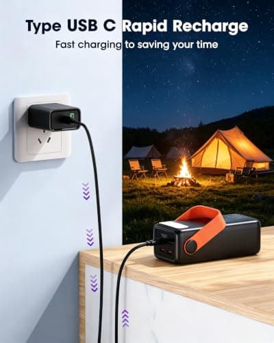 60000mAh Laptop Power Bank USB C 65W Fast Charging Portable Charger — view 5