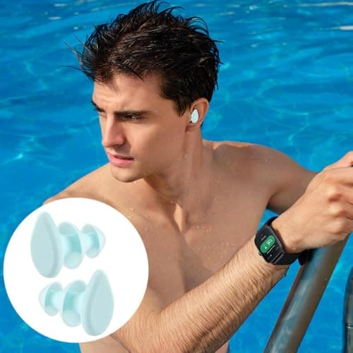 Swimming Ear Plugs Silicone Reusable Noise Cancelling – Protection Buds Kit — view 4