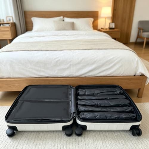 2 Pcs No Pump Vacuum Storage Bags for Travel, Small Vacuum Bags for Travel — view 4