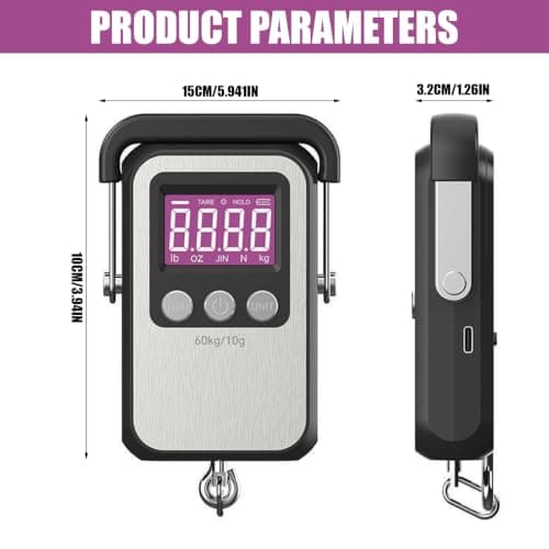 Portable Luggage Weight Gauge, Rechargeable Model — view 3
