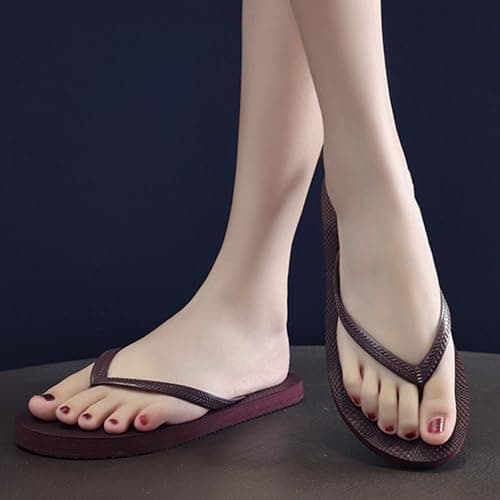 Women's Flip Flops All Day Comfort Wear Lightweight for Travel Beach Corrective Foot Support Function Recovery Sport Walking Sandals Flip Flops Wide Fit Comfortable Plantar Fasciitis Recovery Shoes — view 2