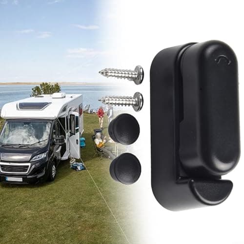 SageFurned Screw Lock Made of ABS for Caravan Folding Table, for Robust Table Lock up to 18 mm Thickness, Lightweight Camping Accessories (Rotary Buckle) — view 5
