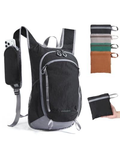 bagsmart 18L Foldable Hiking Backpack, Lightweight Water‑Resistant Rucksack