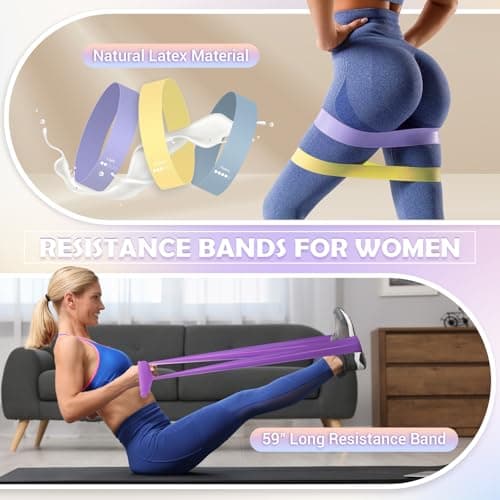 Pilates Equipment, Women Home pilates Kitwith 12" Pilates Ring and Ball Set — view 3