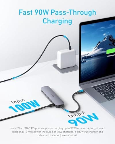 Anker USB-C Hub, 5-in-1 USB Hub for Laptops, 4K HDMI Multiport Adapter — view 3