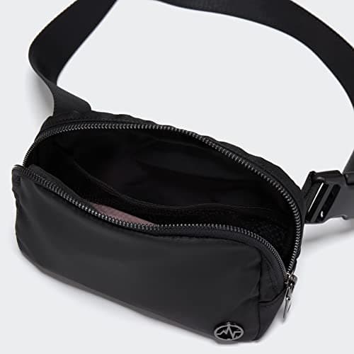 Pander Fanny Pack Everywhere Belt Bag, Bum Bag Crossbody Bags for Women Designer (Black Polyester, One Size) — view 4