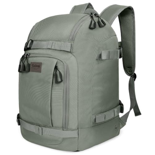 Goloni 50L Ski Backpack, Water‑Resistant Ski Boot Bag,Olive