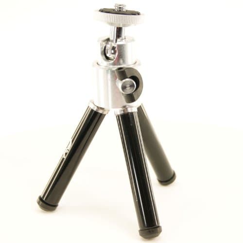 Ex-Pro Table-Top Mini Tripod, Aluminium Telescopic and compact - 3 Level - 15cm, 12.7cm & 10cm - Black & Silver — view 5
