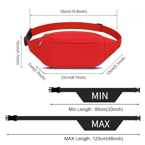 Waterproof Bum Bag Waist Fanny Packs Travel Hiking Outdoor Sport Money Hip Bag Pouch Pack Holiday Running Belt — view 5
