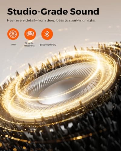 truefree HD-100 Wireless Earbuds, Bluetooth 6.0 Neckband Headphones — view 2