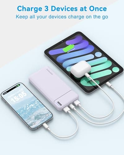 AsperX 2-Pack Power Bank Portable Charger Fast Charging 10000mAh — view 2