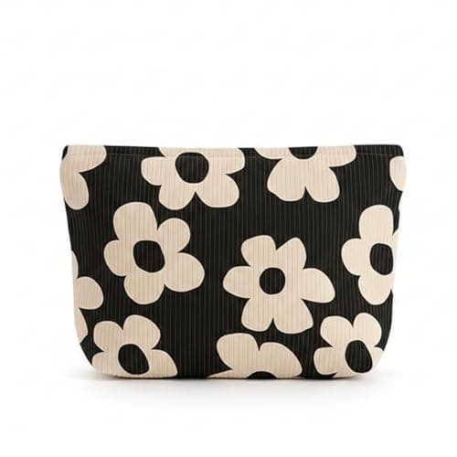 Gdrghe Cosmetic Bag Waterproof Zipper Makeup Bag Multifunctional Travel Toiletry Organizer for Women Girls