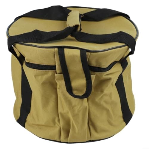 Spacious for camp Kitchen Organizer Bag 14 Litre Portable Cooking Mess Kit Carrier with Soft Lining for Backpacking - Mud(Mud)