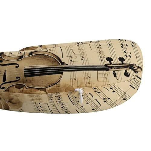 FekiLoot Music Notes on Old Paper Neck Pillow Soft U Shaped Travel Pillow Portable Headrest Neck Support Cozy Memory Foam Pillows for Airplane Car Home Office Sleeping Essentials — view 4