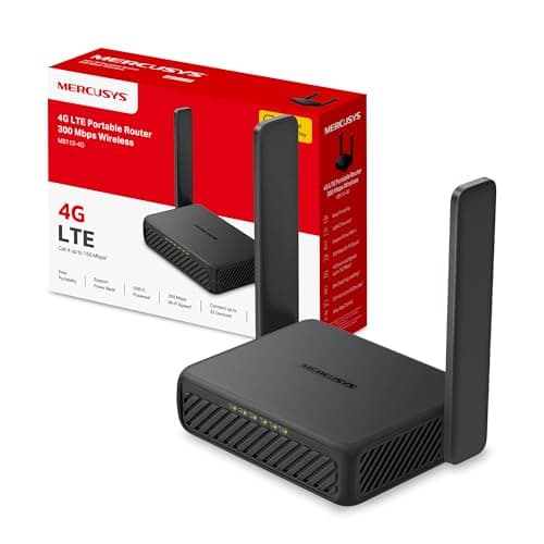 MERCUSYS MB113-4G Portable WiFi 4G Router with SIM Slot, Portable WiFi