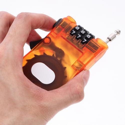 2pcs Portable Snowboard Security Cable Lock with Combination — view 4