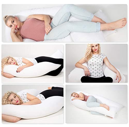 CHILIMILII 12 Ft Big U-shpaed pillow,Pregnancy Pillow, U-shaped full body pillow, Maternity Support, hip, leg back support u-pillow