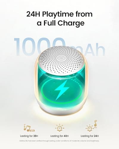 Glocusent Nano-Glow White Noise Machine, 35 Soothing Sounds & Night Light — view 5
