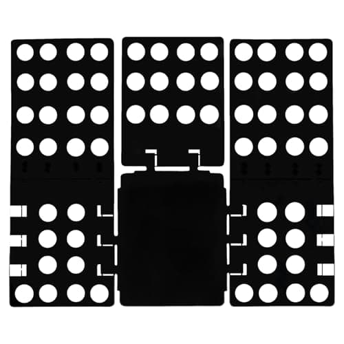 Event Decor Shop T-Shirt Folding Board, Durable Clothes Folder, Black