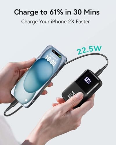 INIU Power Bank, Smallest 10000mAh 22.5W Fast Charging USB Portable Charger — view 4