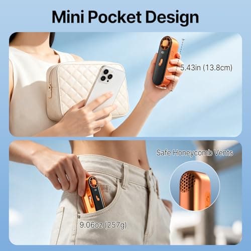 yAyusi Portable handheld fan — view 3